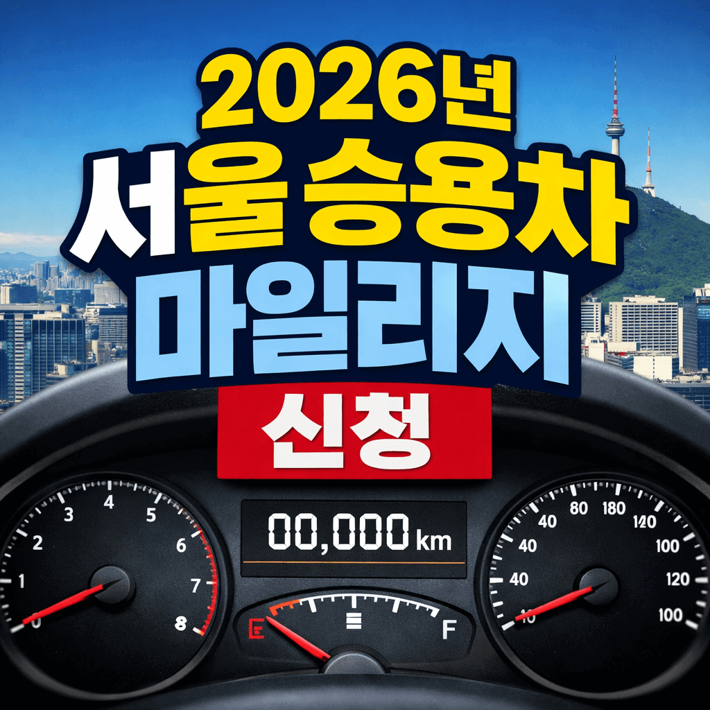 2026 서울 승용차 마일리지 완벽정리