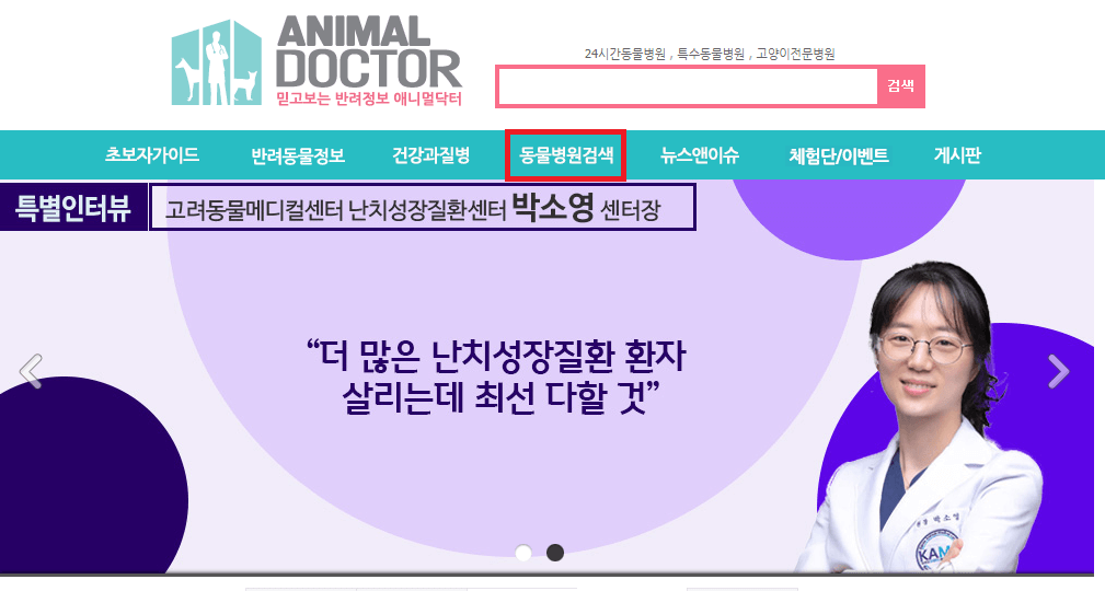 부산 24시간 진료하는 동물 병원 찾는 방법 알아보기(전국 24시간 동물병원)