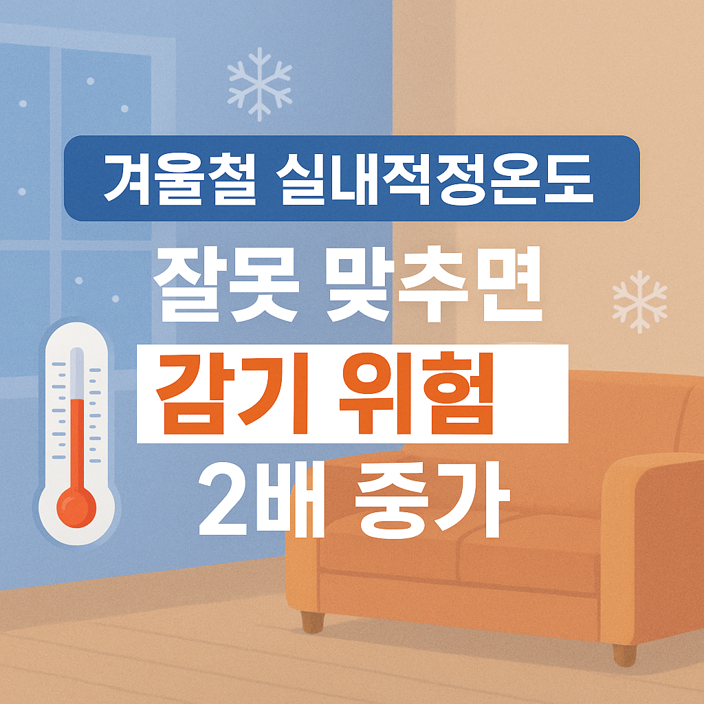 겨울철 실내적정온도