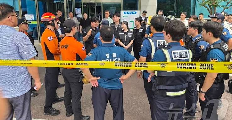 전국 법원 폭발물 협박 메일 사건에 관한 경.군 이미지 