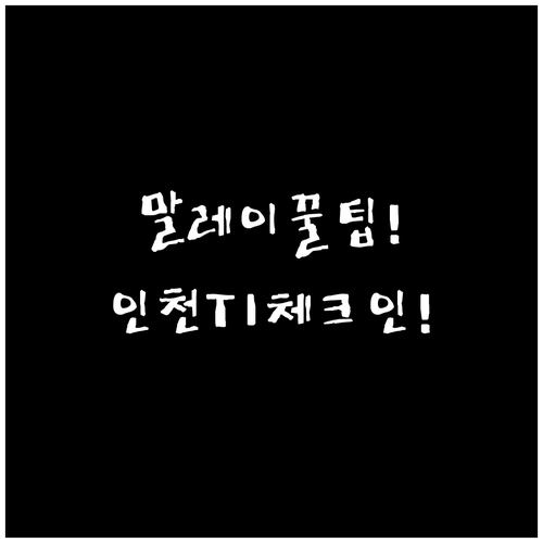 말레이시아 항공 인천공항 제1터미널 ..