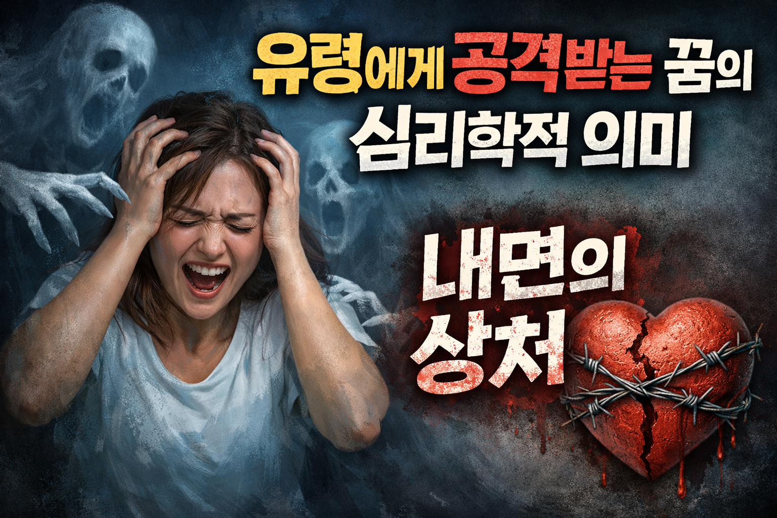 유령에게 공격받는 꿈