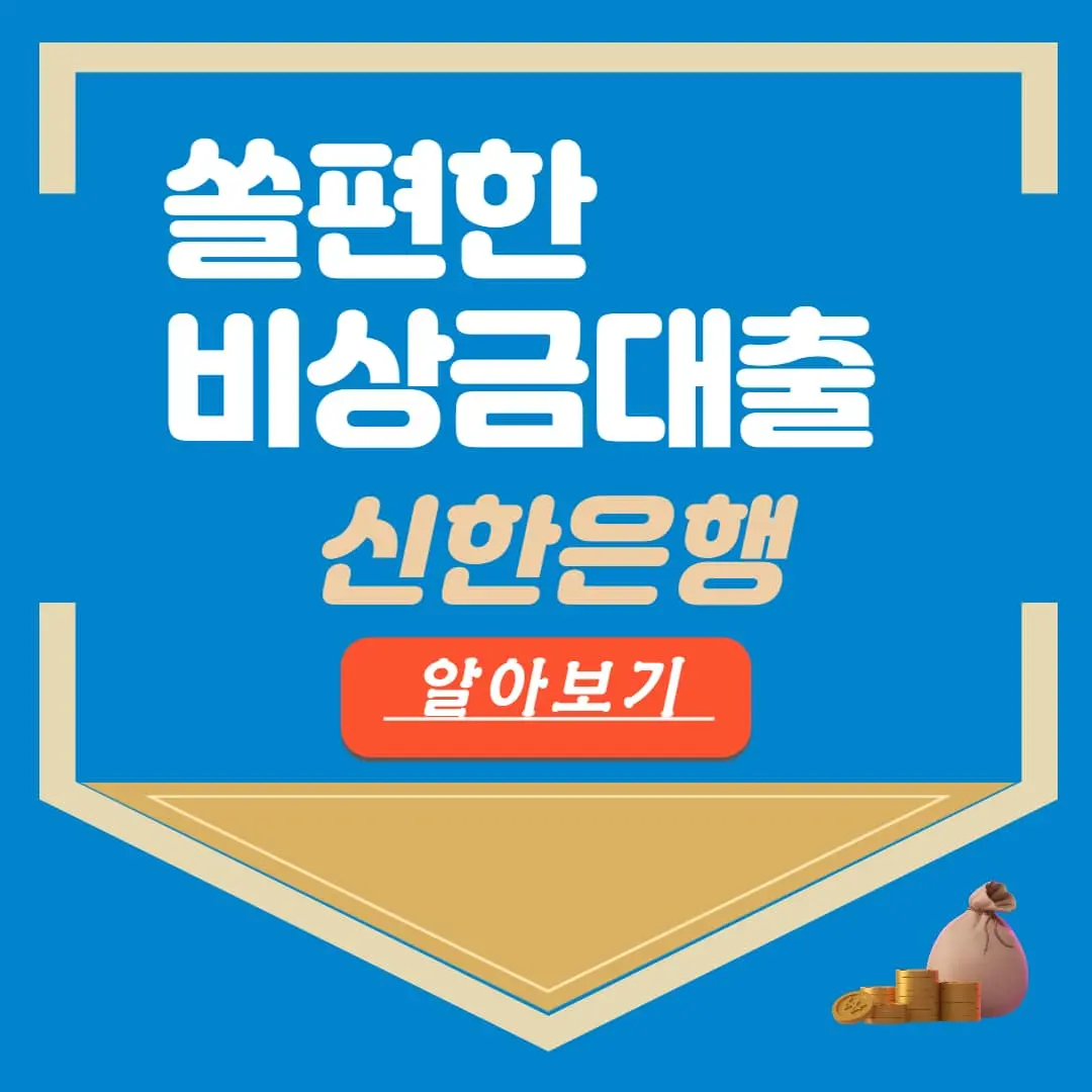 신한은행 쏠편한 비상금대출