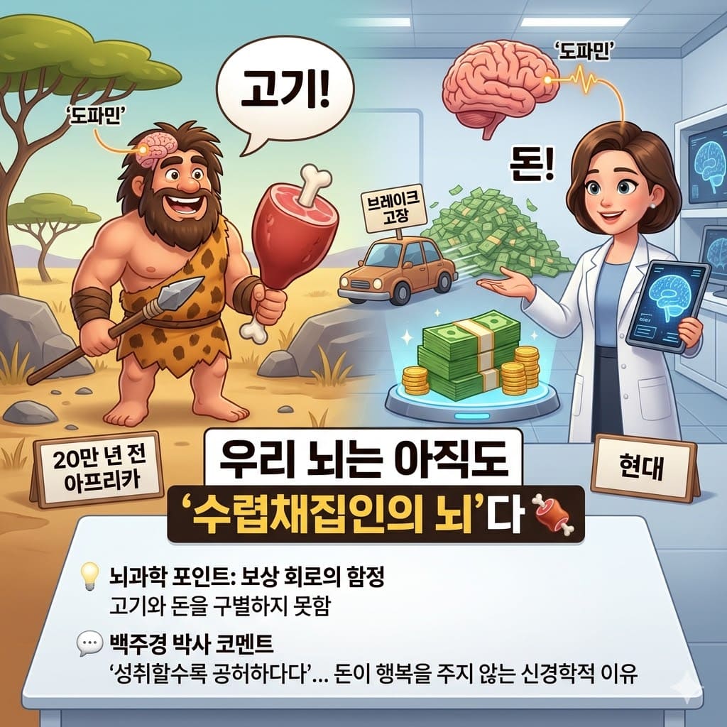 우리 뇌는 아직도 '수렵채집인의 뇌'다 🍖- 교육채널 오름 백주경 박사