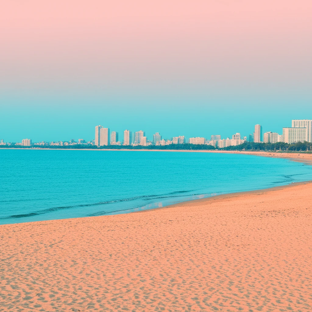 특별한 여행: 해변의 평온함, 도시의..