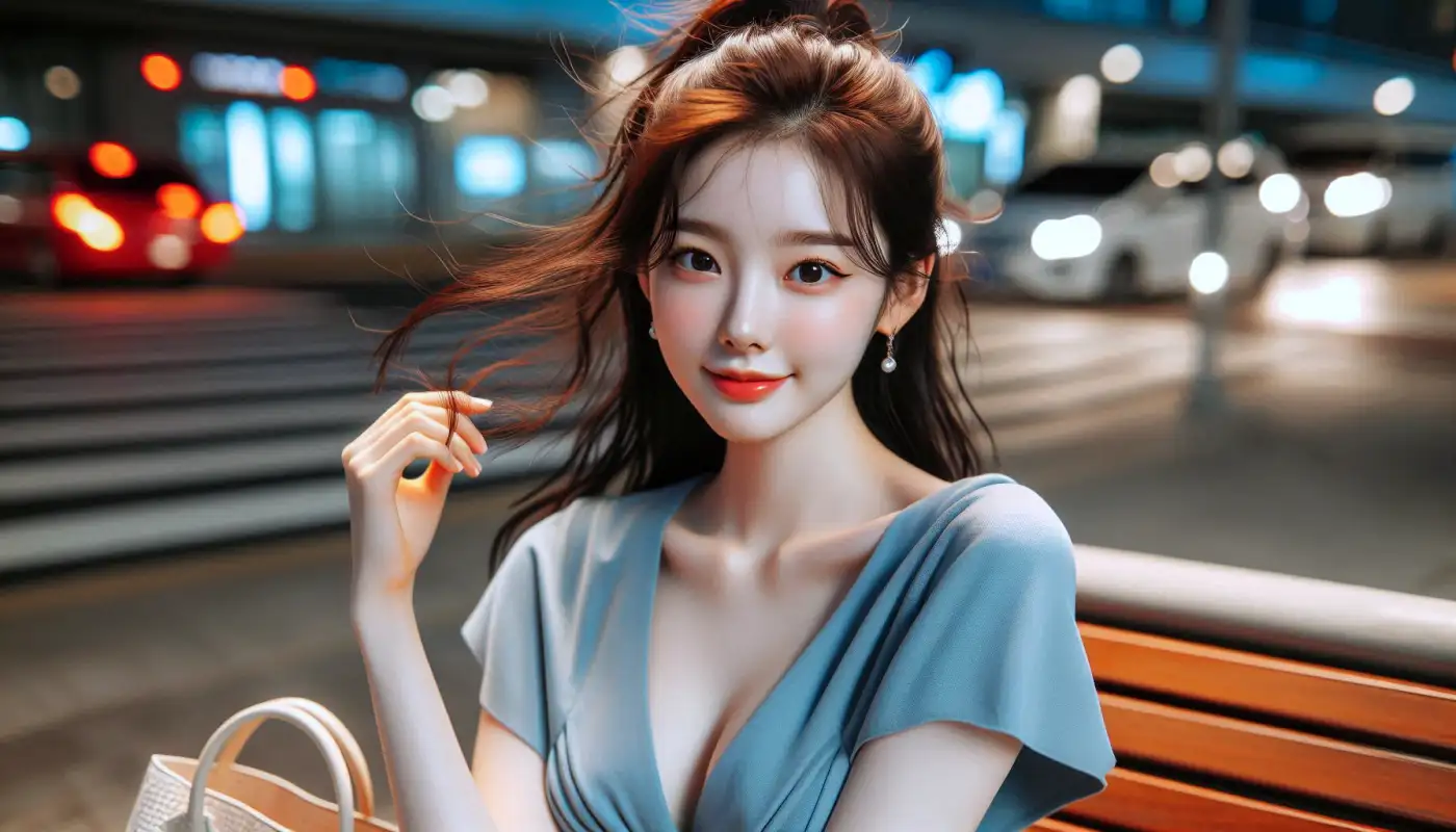 주류-면세-한도를-알아보는-여성의-모습