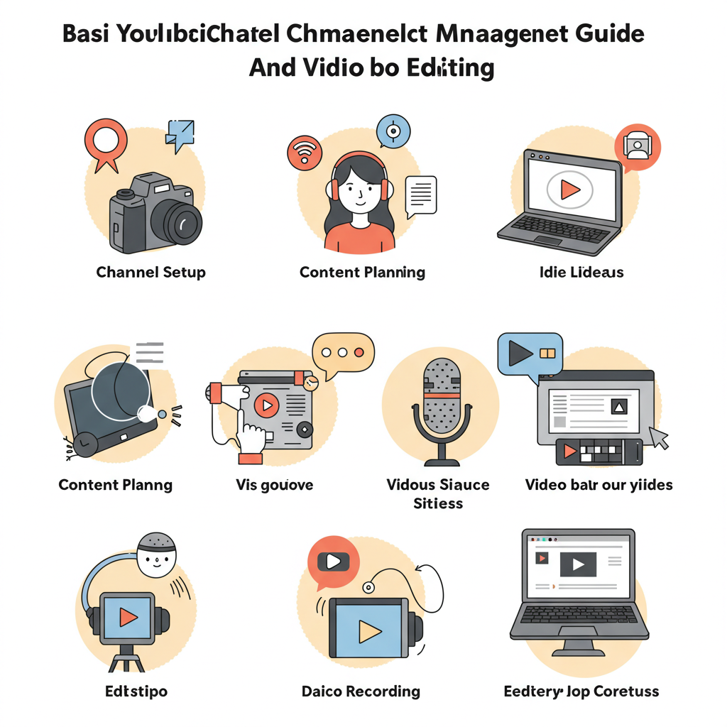 유튜브 채널 운영 및 영상 편집 기초