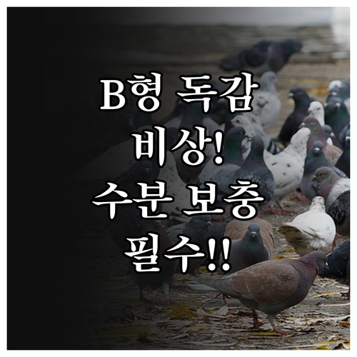 늦겨울 봄철 유행하는 B형 독감 특징..