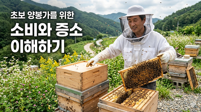 초보 양봉가를 위한 소비와 증소 이해하기