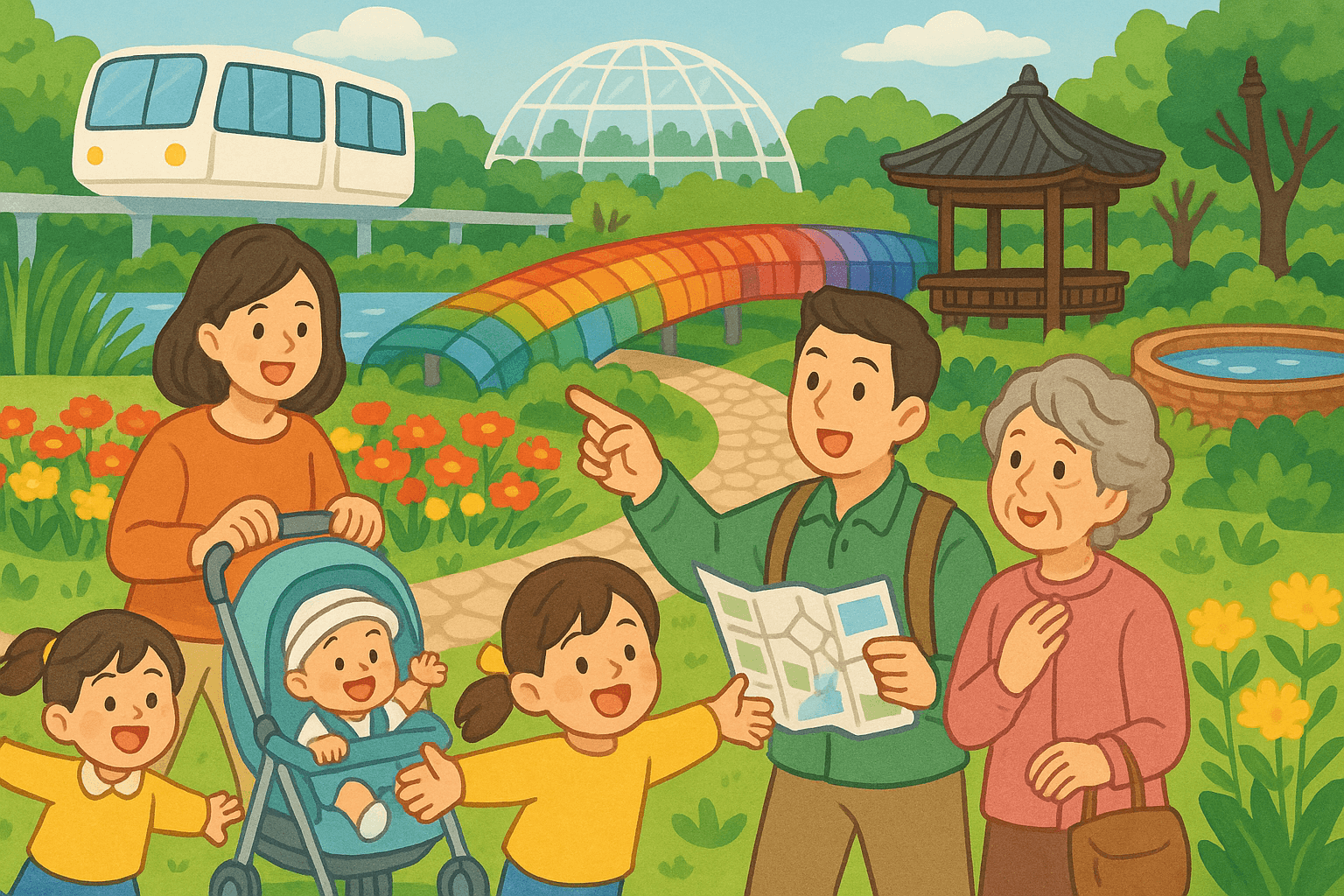 순천만 국가정원 가족 여행