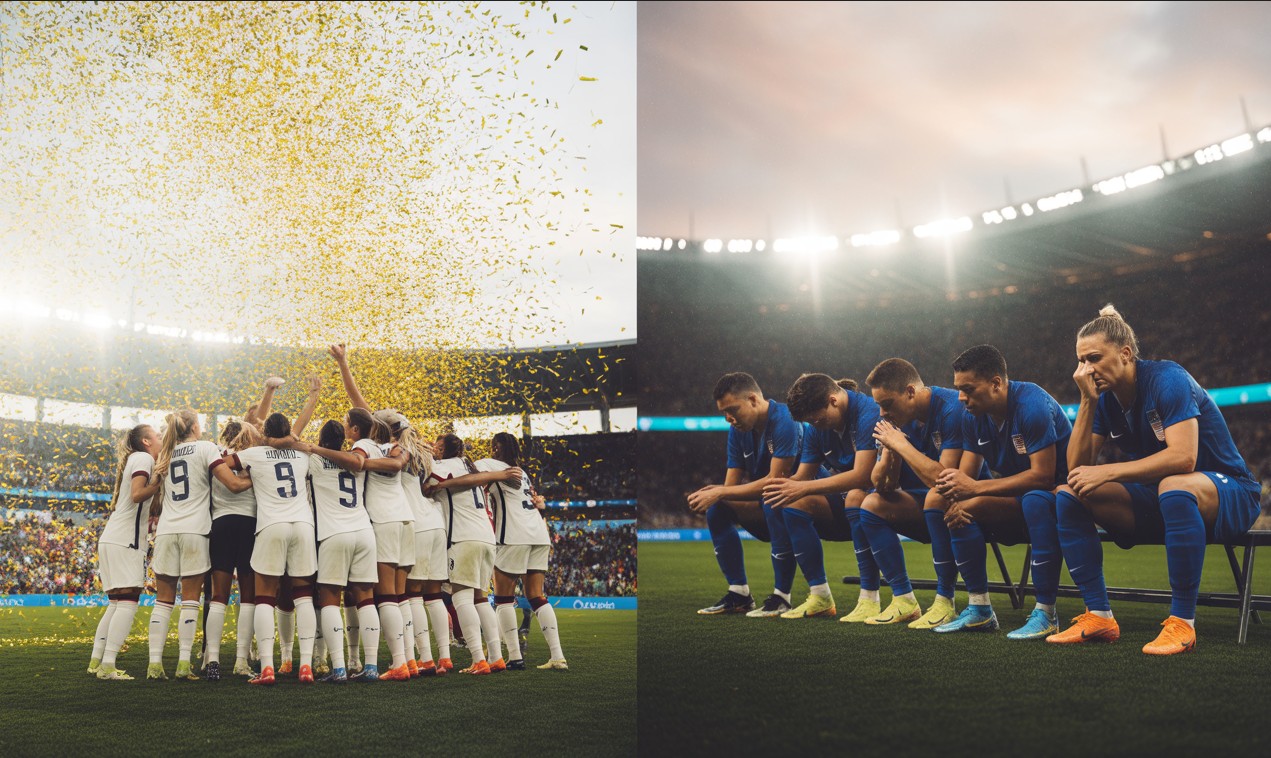 미국 축구의 아이러니: 남녀 대표팀의 엇갈린 행보