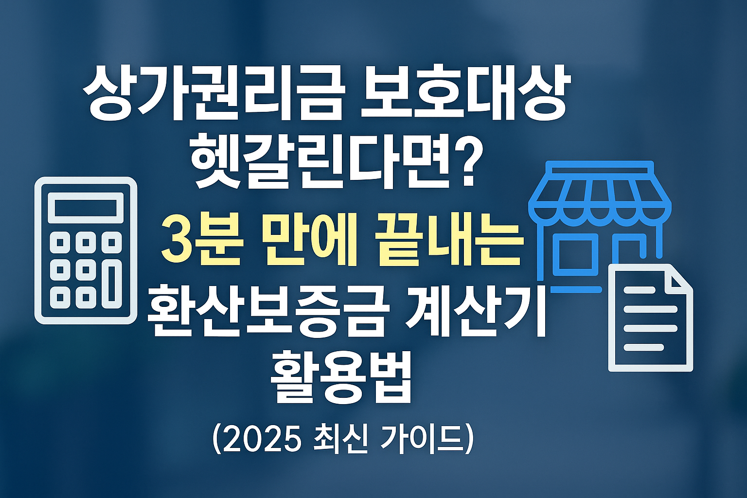 상가권리금_보호대상_헷갈린다면?_3분_만에-끝내는_환산보증금 계산기_활용법(2025 최신 가이드)