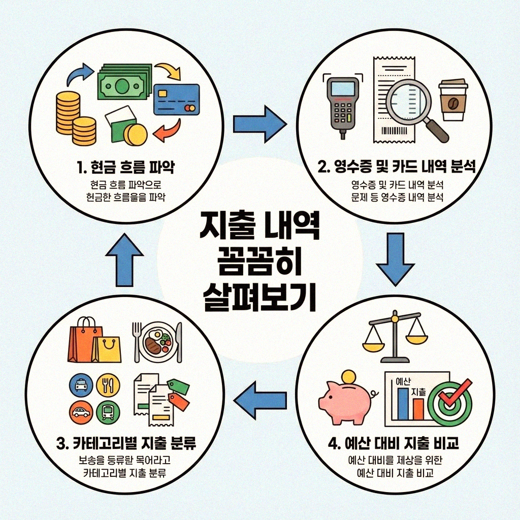 똑똑하게 관리하는 나만의 생활비 효율성 점검 방법