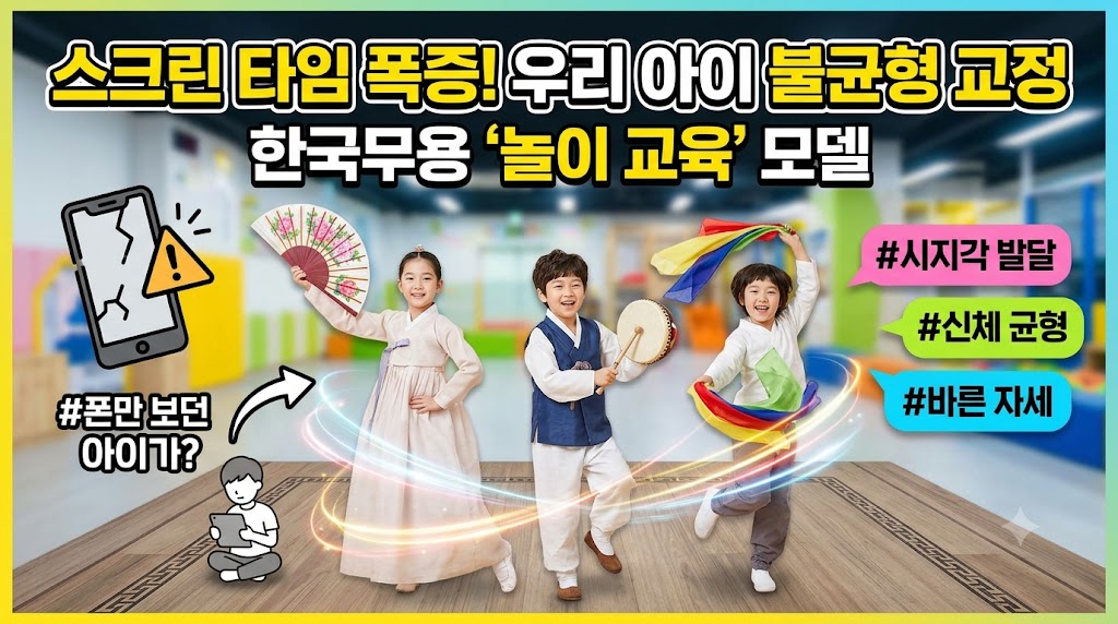 스마트폰 화면이 앗아간 아이들의 균형: 전통 무용 놀이로 시지각과 신체를 바로 세우는 교육 모델