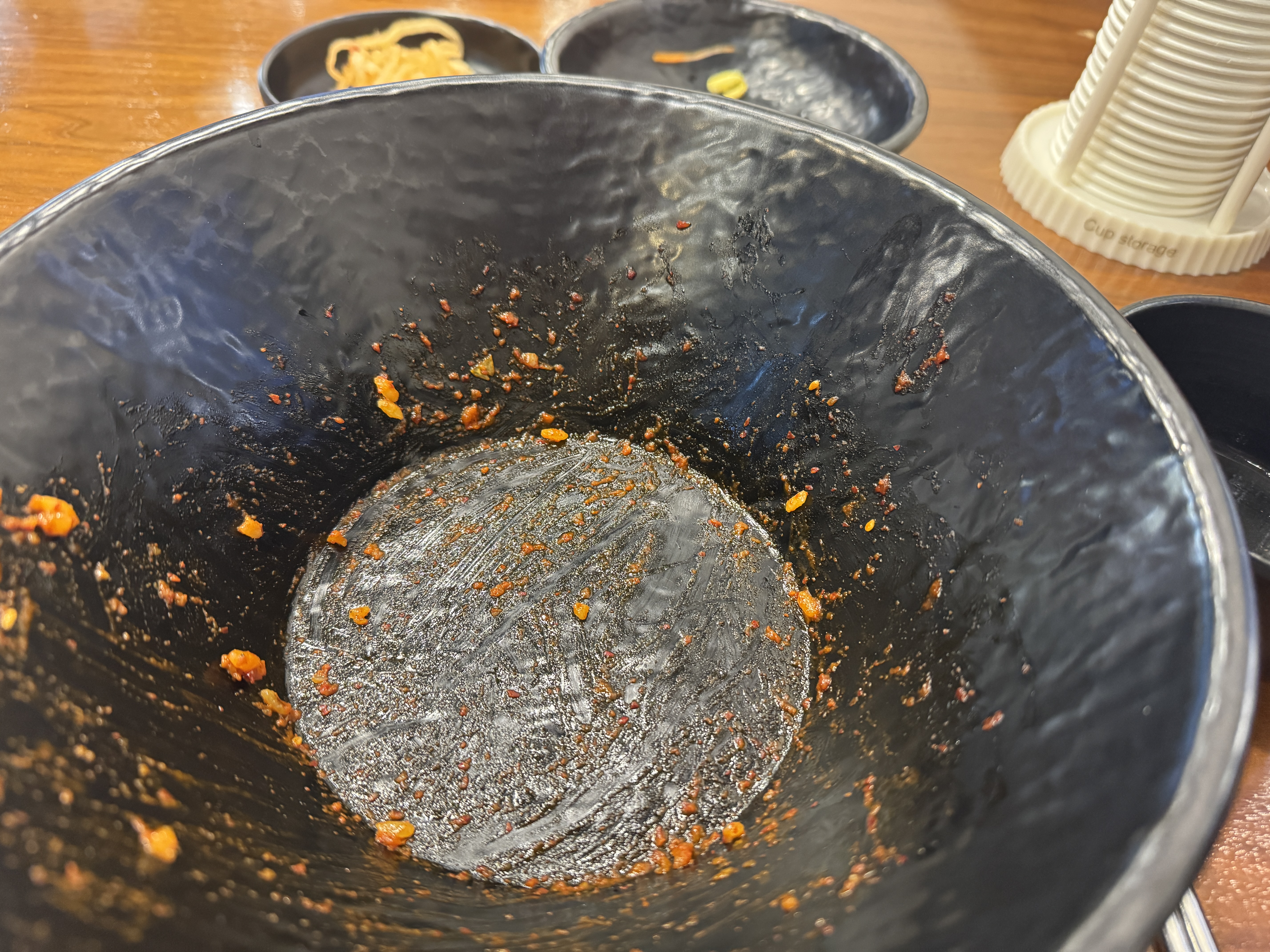 강남역 쭈꾸미 맛집 불쭈덮밥을 깨끗하게 비운 그릇