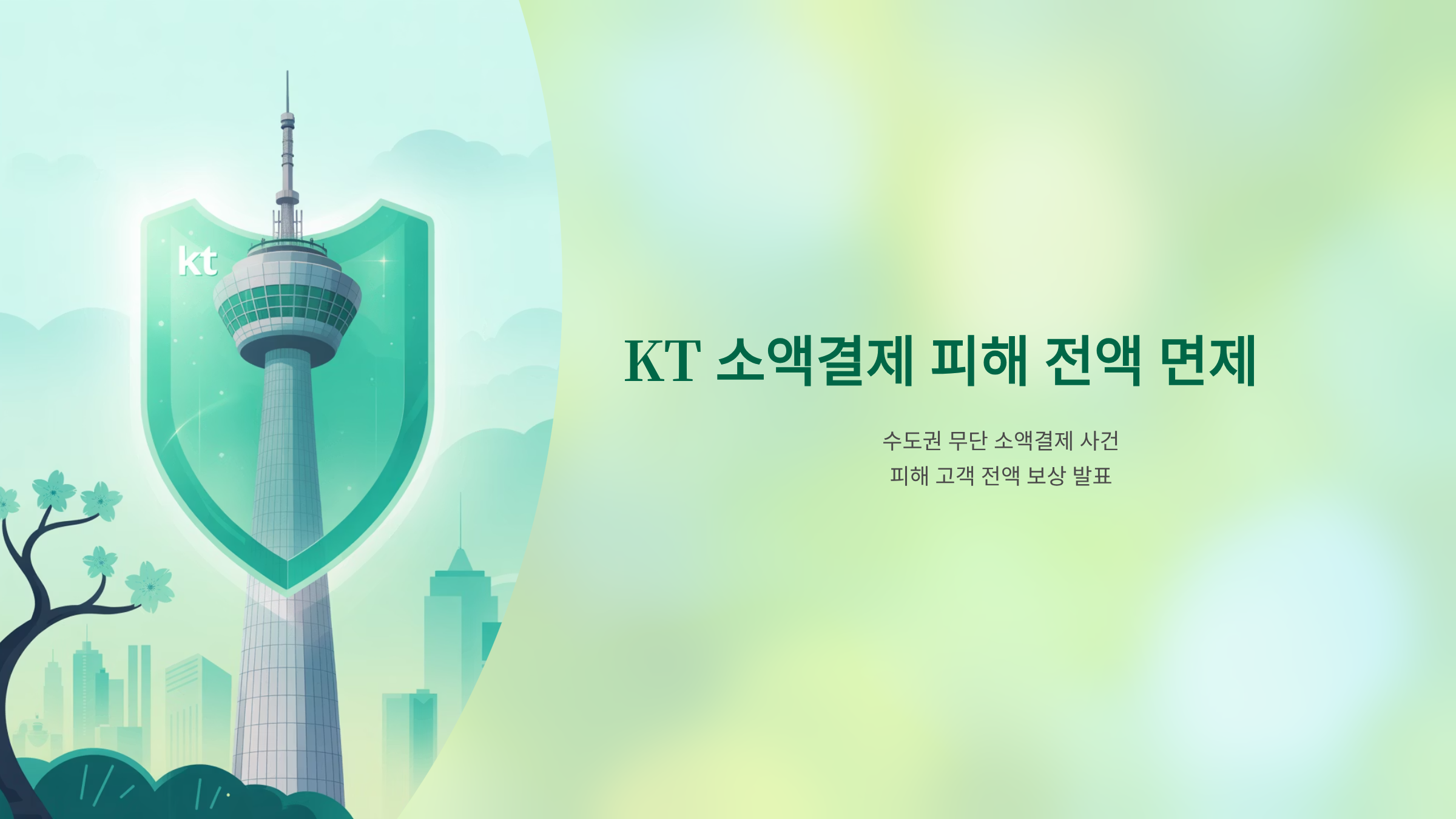 KT 소액결제 피해 전액 면제