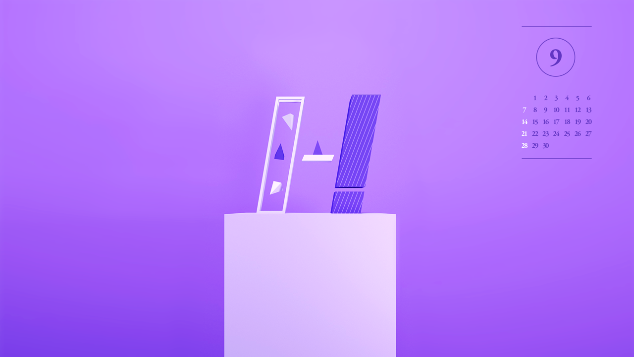 07 알파벳H A - 2025년9월 노트북배경화면