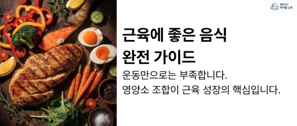 근육에 좋은 음식 대표이미지