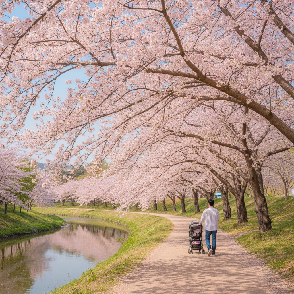 아산 벚꽃 축제 일정 및 장소별 주차..