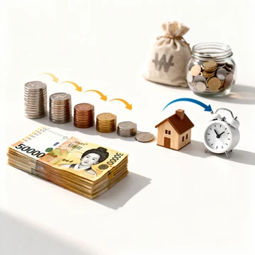 이자 총액과 상환 기간 관계 비교 예시18