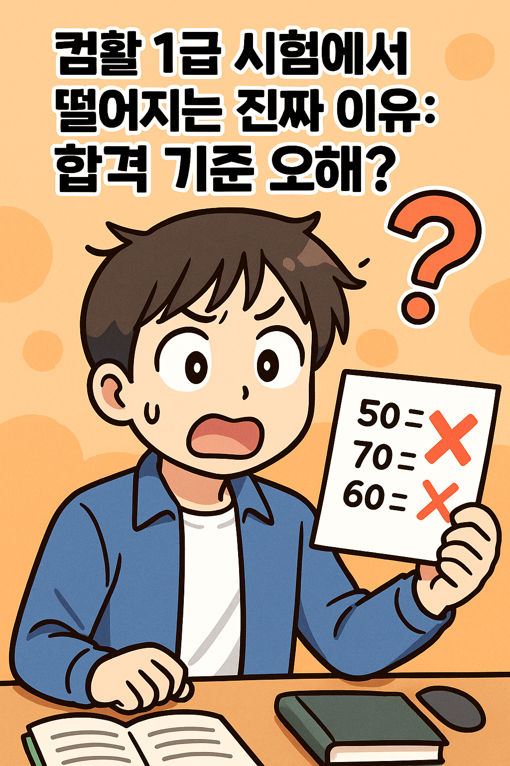 컴활 1급 시험에서 떨어지는 진짜 이유: 합격 기준 오해?