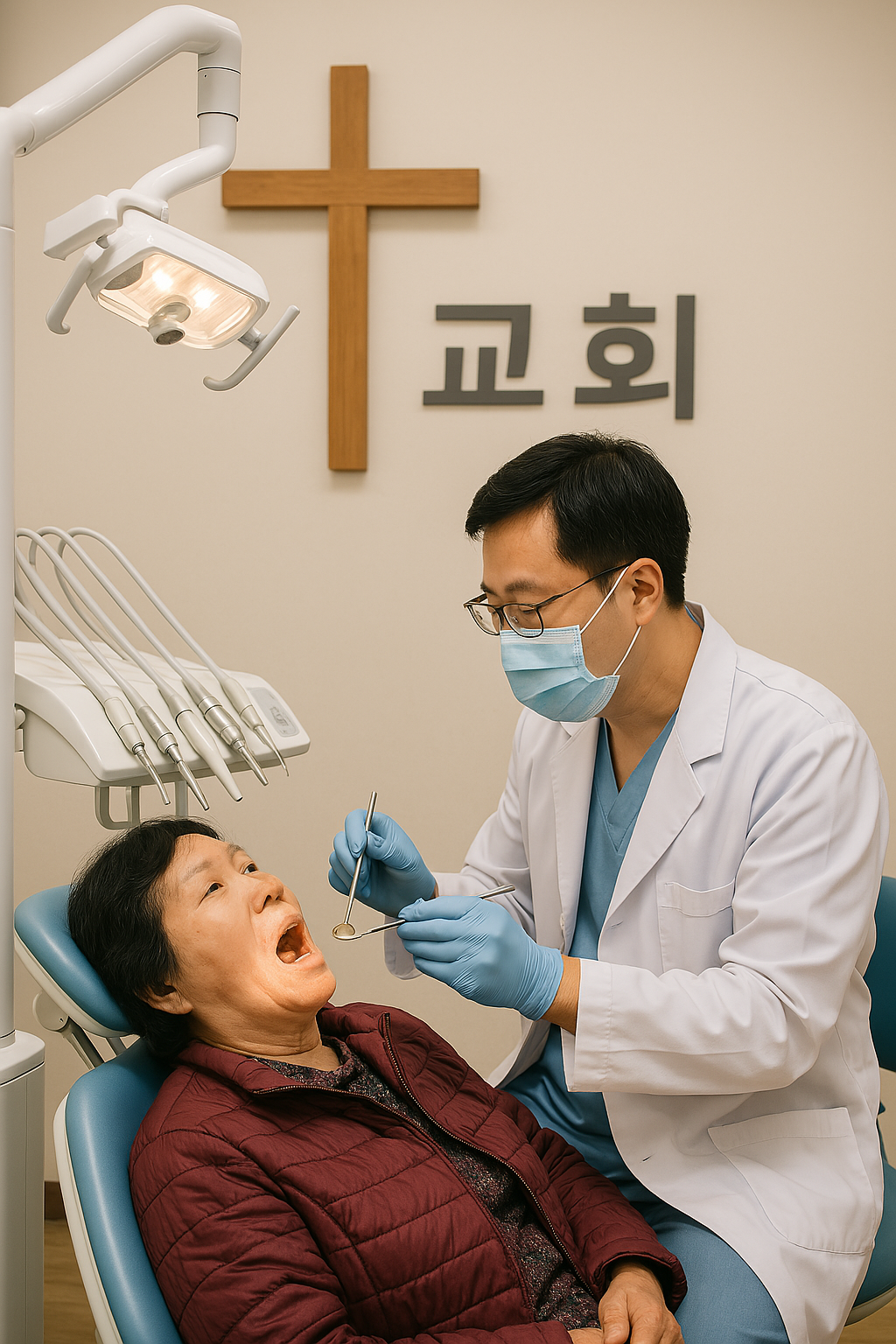 무료 치과 진료 가능한 교회