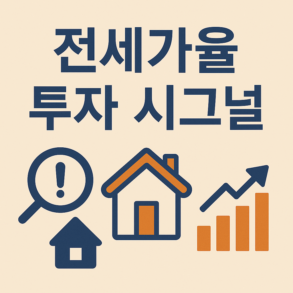 전세가율로 보는 부동산 투자 시그널