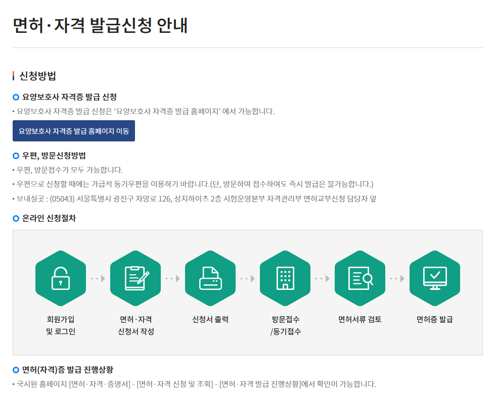 간호사 면허증 발급