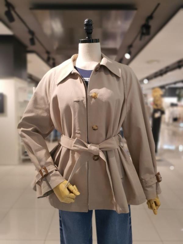 ZOOC 주크 벨티드하프트렌치코트 Z231MSI002