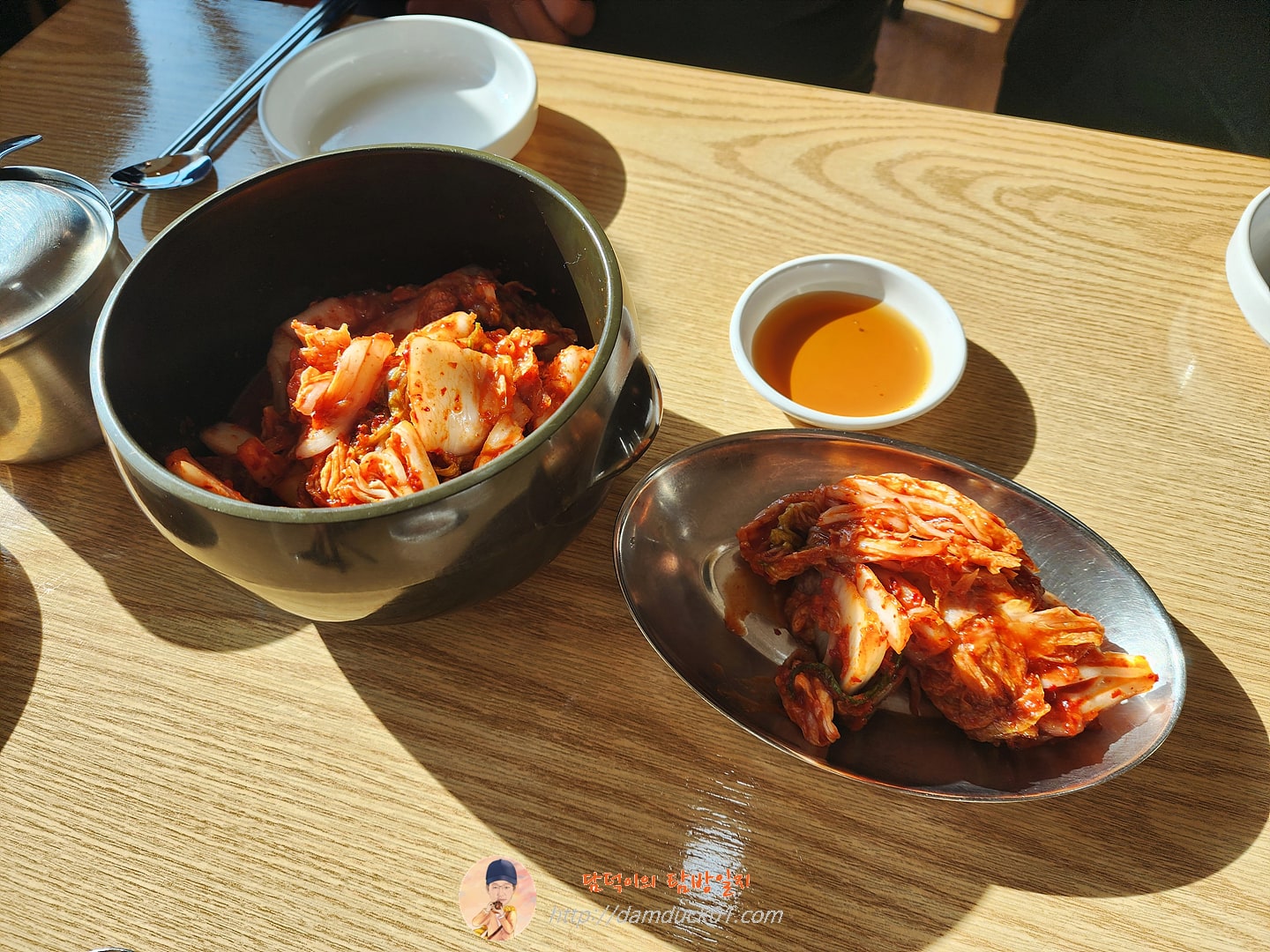 전라도팥바지락칼국수 반찬