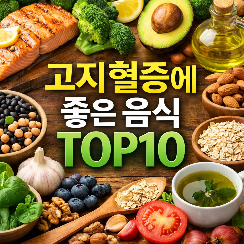 고지혈증에 좋은 음식 TOP10 매일 먹으면 혈관이 달라진다
