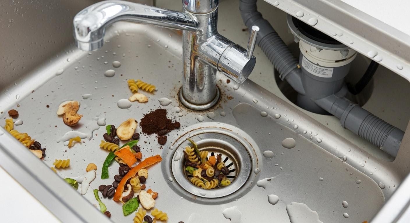 배수 문제 음식물처리기