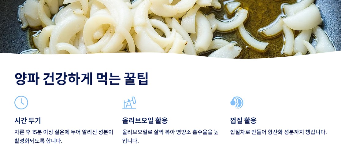양파 건강하게 먹는 꿀팁