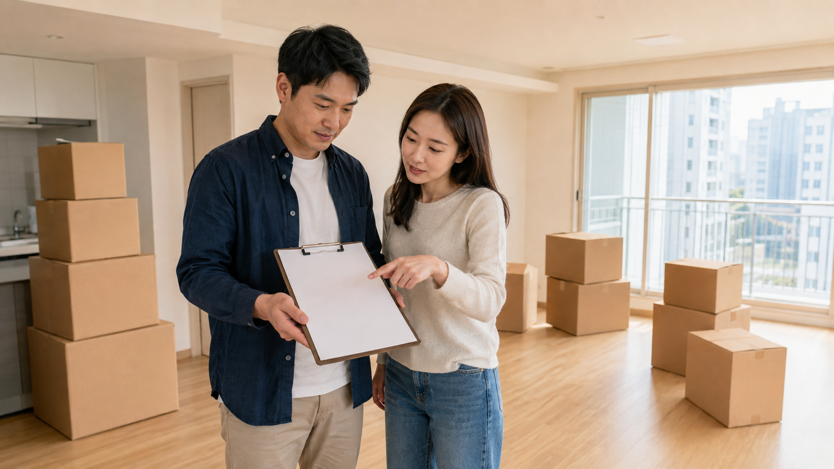 계산기를 두드리는 직장인