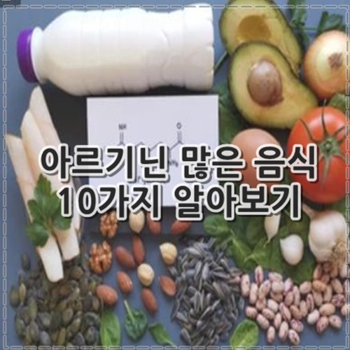 아르기닌 많은 음식 10가지 정리
