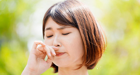 식품 알레르기인 성인