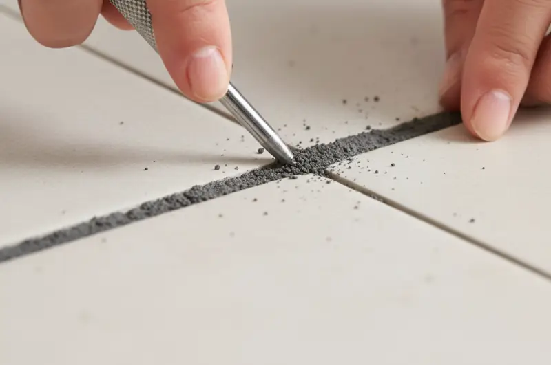 짙은색 줄눈 타일 대비, Dark color grout line contrast maintenance