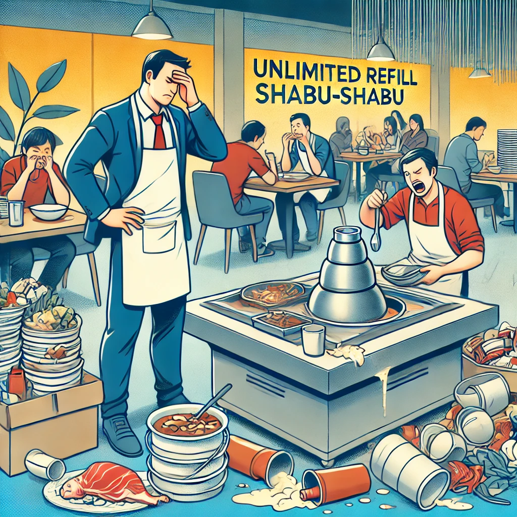 무한리필 샤브샤브 창업, 손님만 즐겁고 사장님은 힘든 이유: 창업자가 알아야 할 리스크