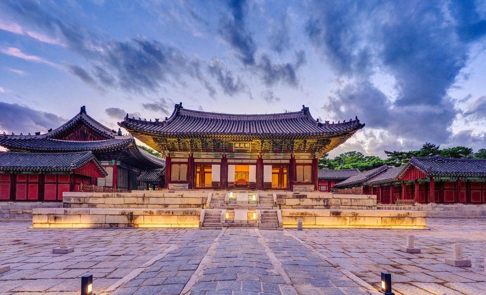 창경궁 명정전 야경(국가유산청 궁능유적본부 제공)