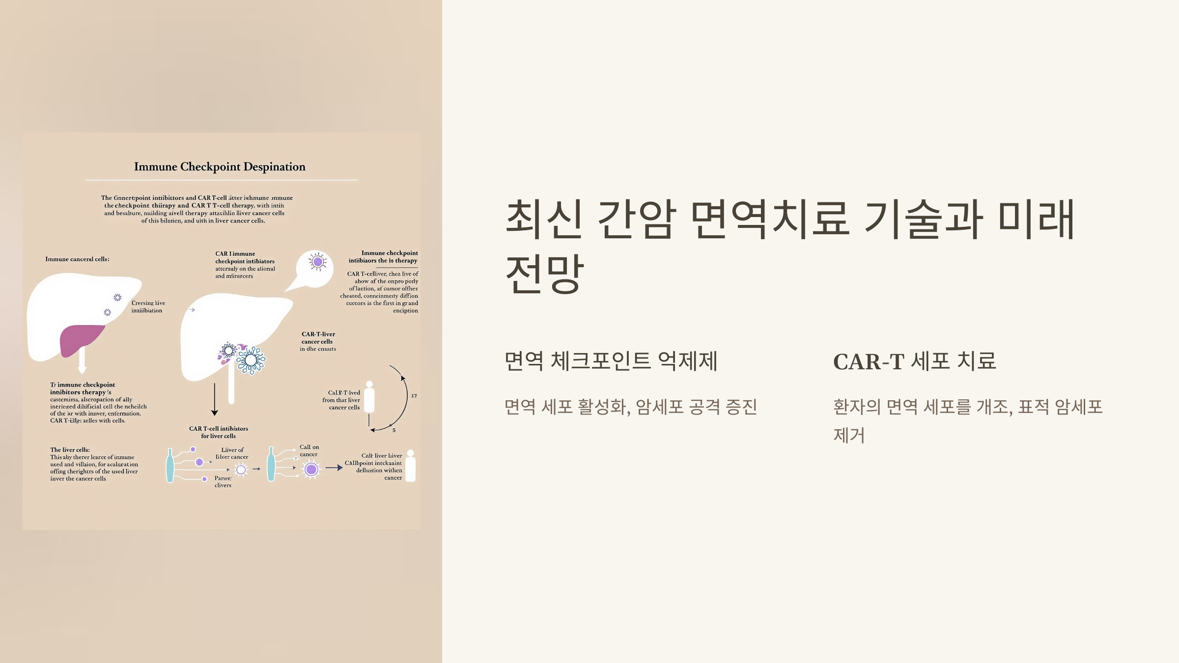 최신 간암 면역치료 기술과 미래전망