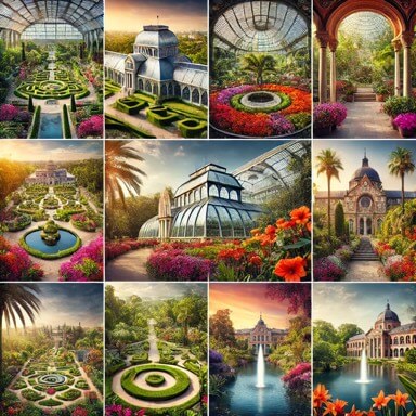 유럽의 아름다운 식물원