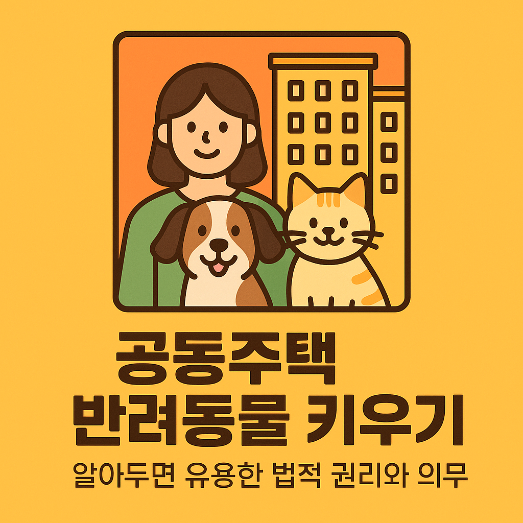 공동주택 반려동물 키우기