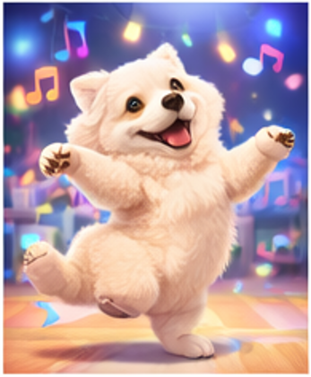 뮤직챌린지 AI 강아지 영상