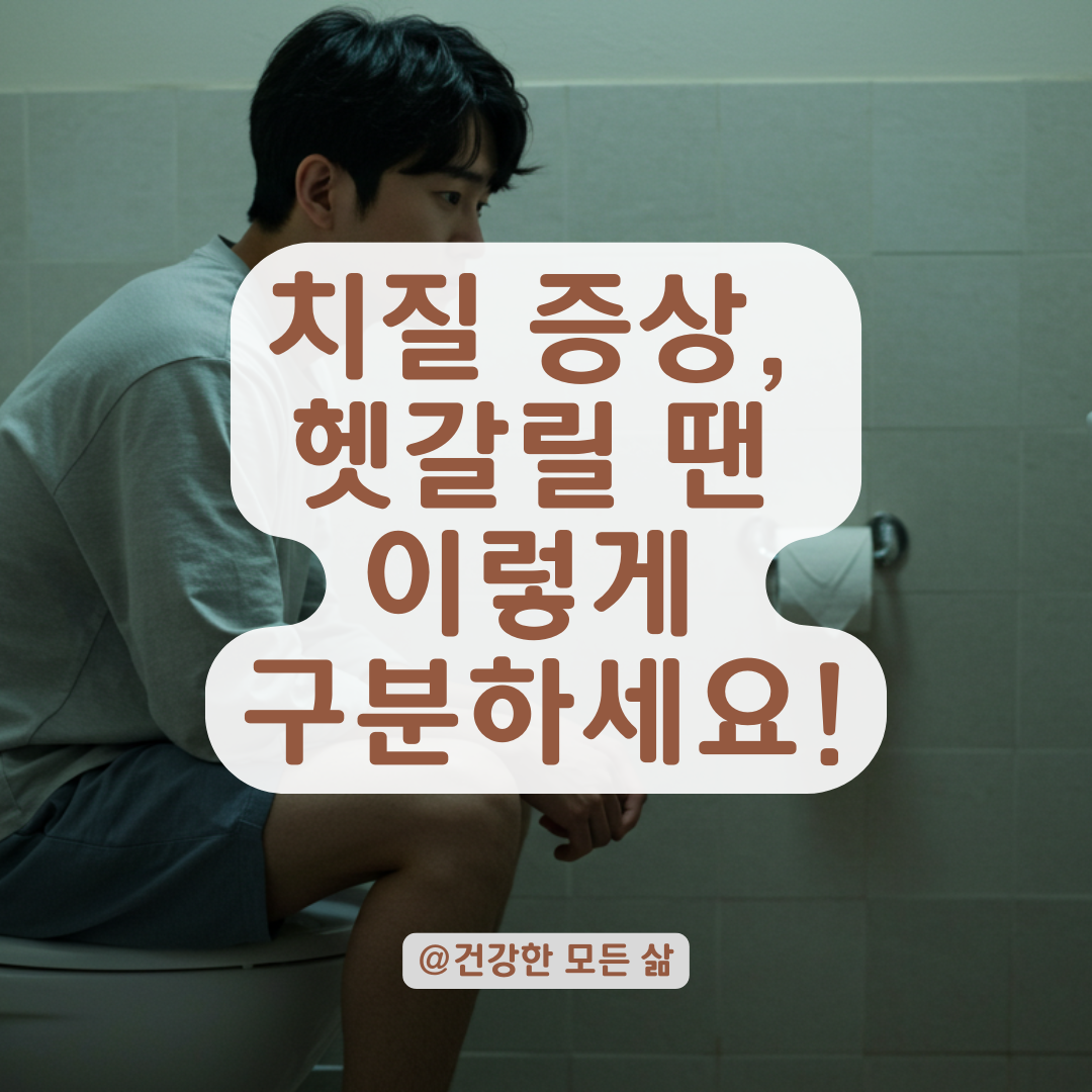 치질인지 아닌지 헷갈릴 때, 증상별로 구분하는 법