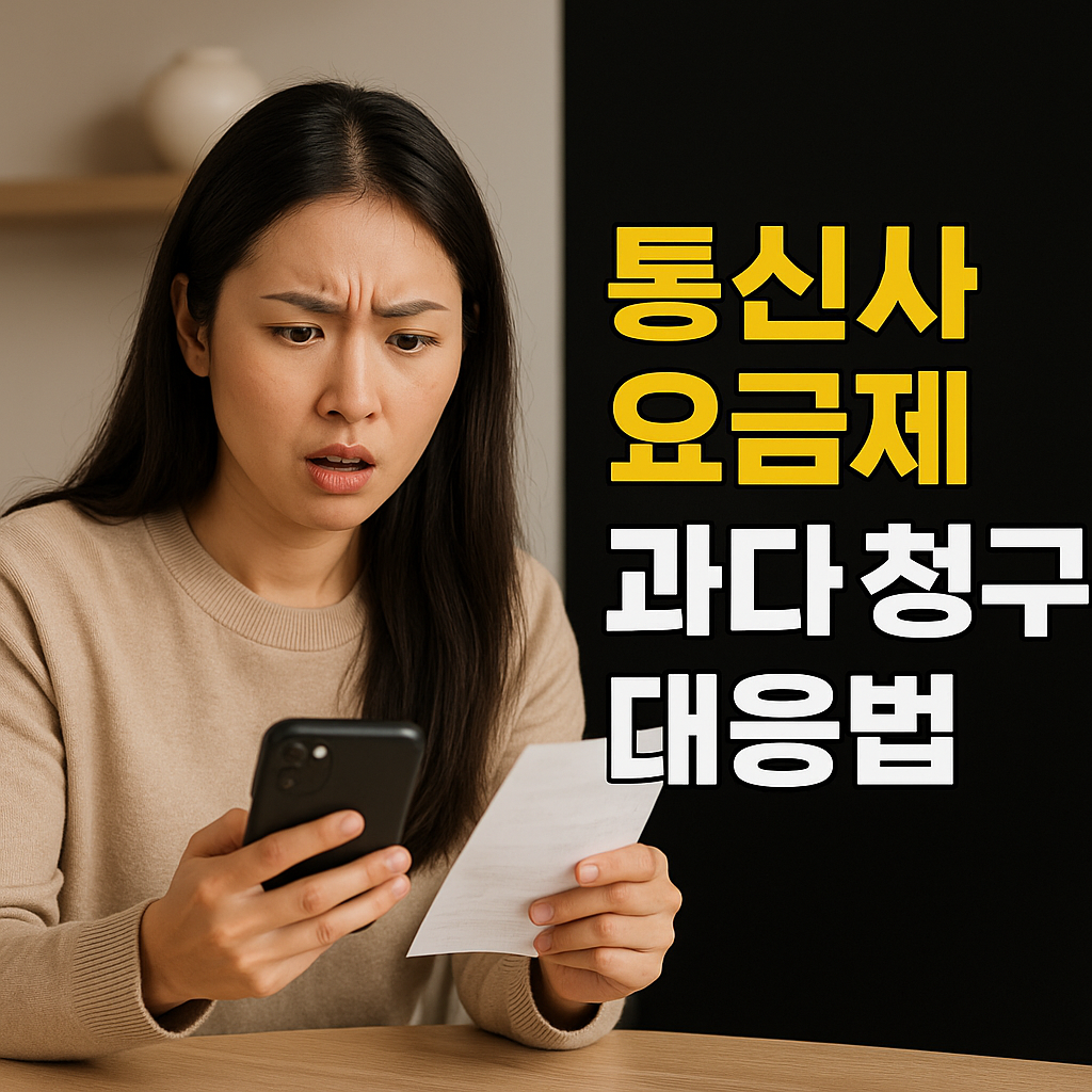 📞 통신사 요금제 과다 청구 대응법 총정리