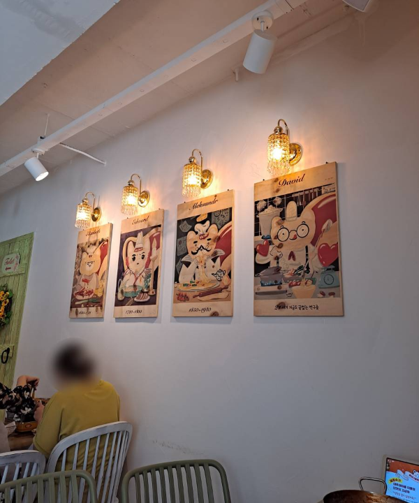 빨강다람쥐 벽면 액자