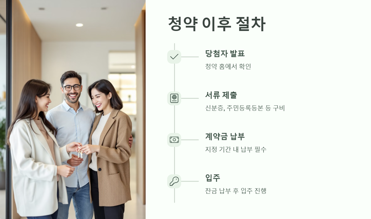 약 이후 절차 &amp; 당첨 후 해야 할 일