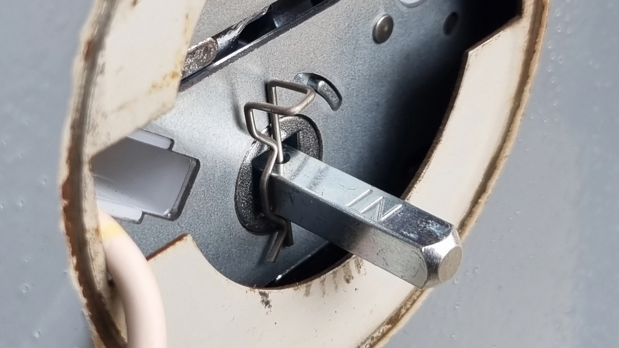 핸들 시프트 끼운 모습