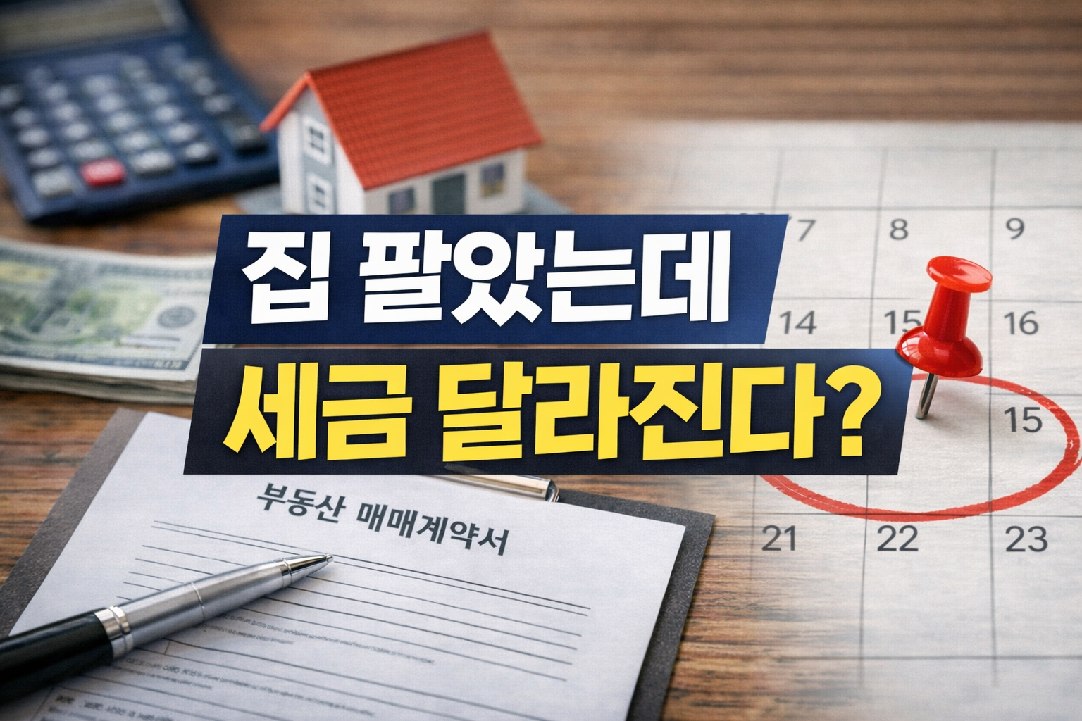 집 팔았는데 세금 달라진다? 썸네일 이미지