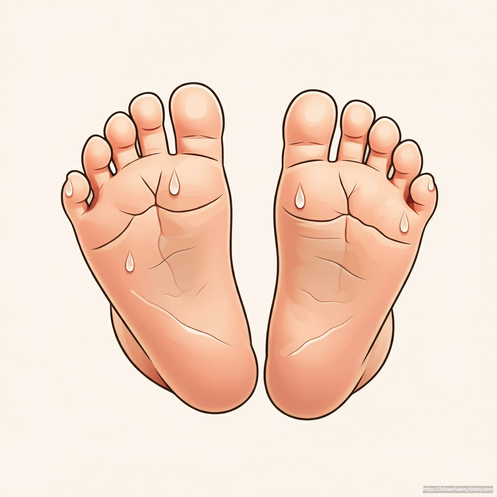 아기 손발 땀, 아기 손발 땀 언제까지, 아기 손발 땀 이유, 아기 손발 땀 원인, 아기 다한증, 아기 체온 조절, 아기 손발 땀 대처